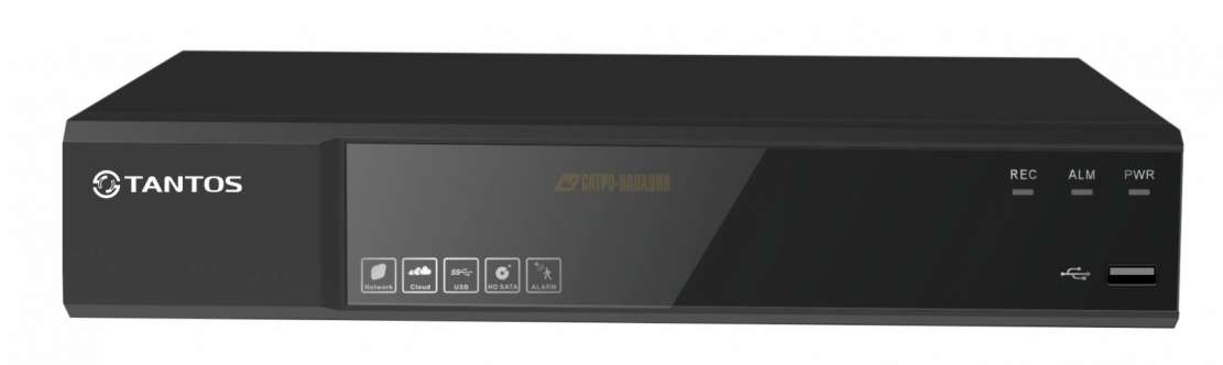 DVR-TSr-UV1622 Eco,  2*8T, LAN, 16хAHD/TVI/CVI/CVBS, Hybrid /  Tantos