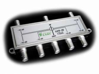 LA 6-24, 6отводов, 2,5db на проход