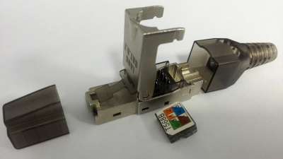 RJ45, кат 6е, FTP (для LAN 641)  /RG45MS6/7F/ многоразовый
