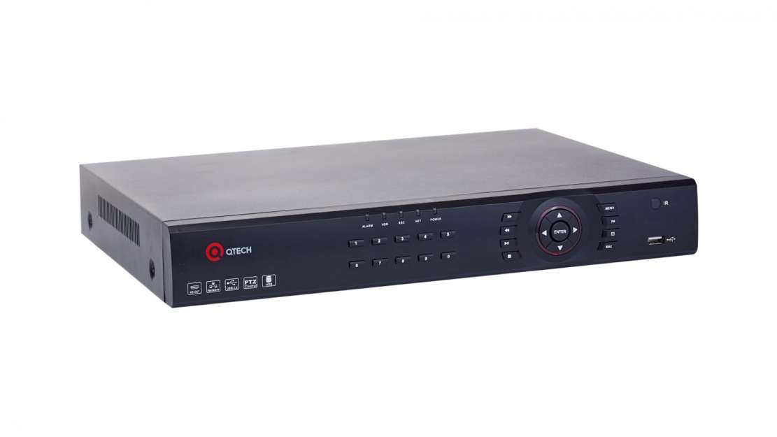 QVC-XVR-216/5MP-R  2хHDD до 8Тб, HDMI, VGA, USB, audio in/out, Hybrid
