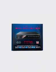 Ресивер эфирный GM T727HD  Т2/С, HDMI, RCA, IPTV, 2xUSB, Loop, металл, кн., диспл. 