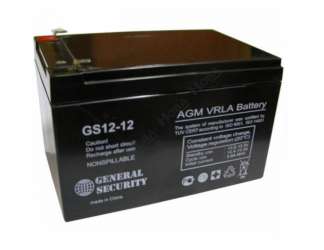 Аккумулятор 12 В  General Security 12-12 / 151х98х97 / 12 Ач / 4,2кг