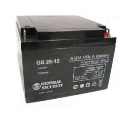 Аккумулятор 12 В  General Security 12-26 / 167х175х128 / 26 Ач / 8,6кг