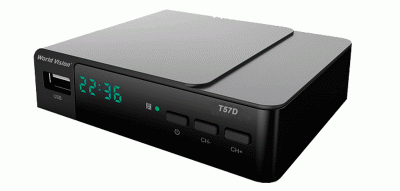 Ресивер эфирный WV T57D  /Ali/  RCA, HDMI, USB, DolbyD, диспл.